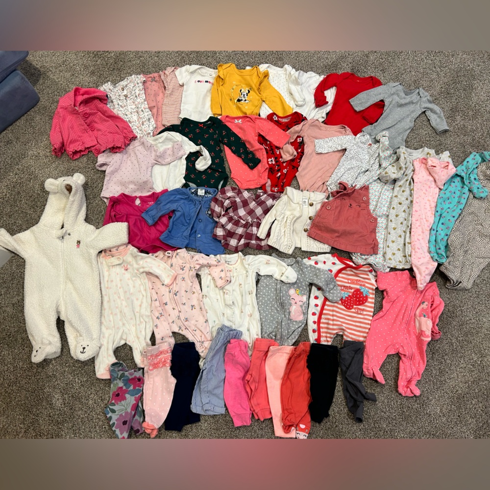Newborn Girls Baby Clothing Bundle